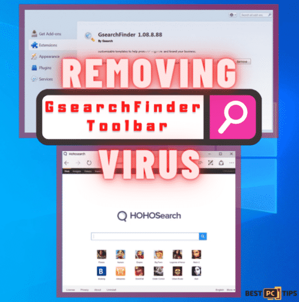 Removing GsearchFinder Toolbar Virus