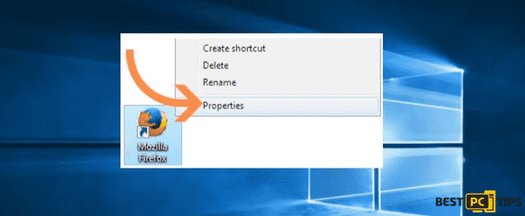 Properties settings in Mozilla