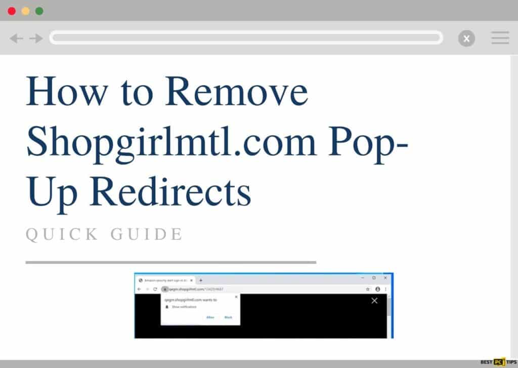 How to Remove Shopgirlmtl.com pop-ups