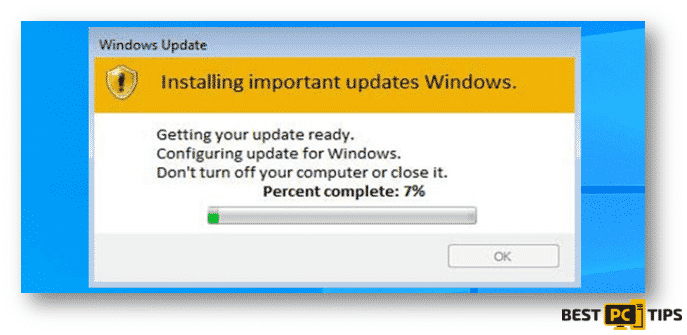 Fake Windows Update