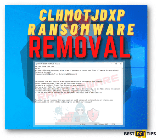 Clhmotjdxp Ransomware Removal