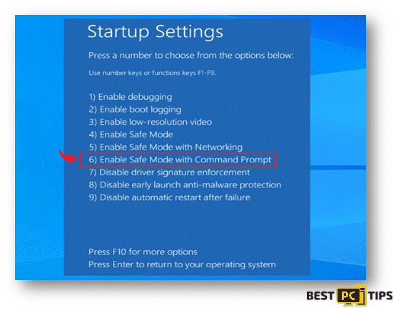 Enabling Safe Mode with Command Prompt