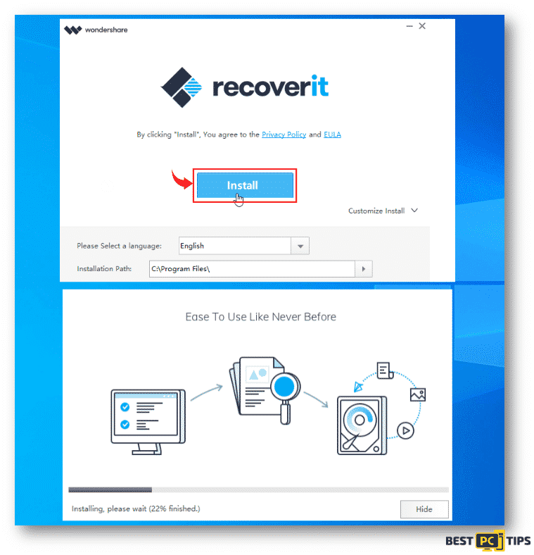 Data Recover Pro Installation