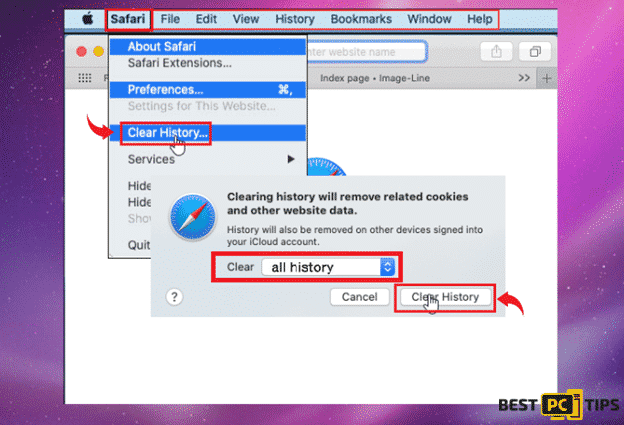 Resetting Safari to Default Settings