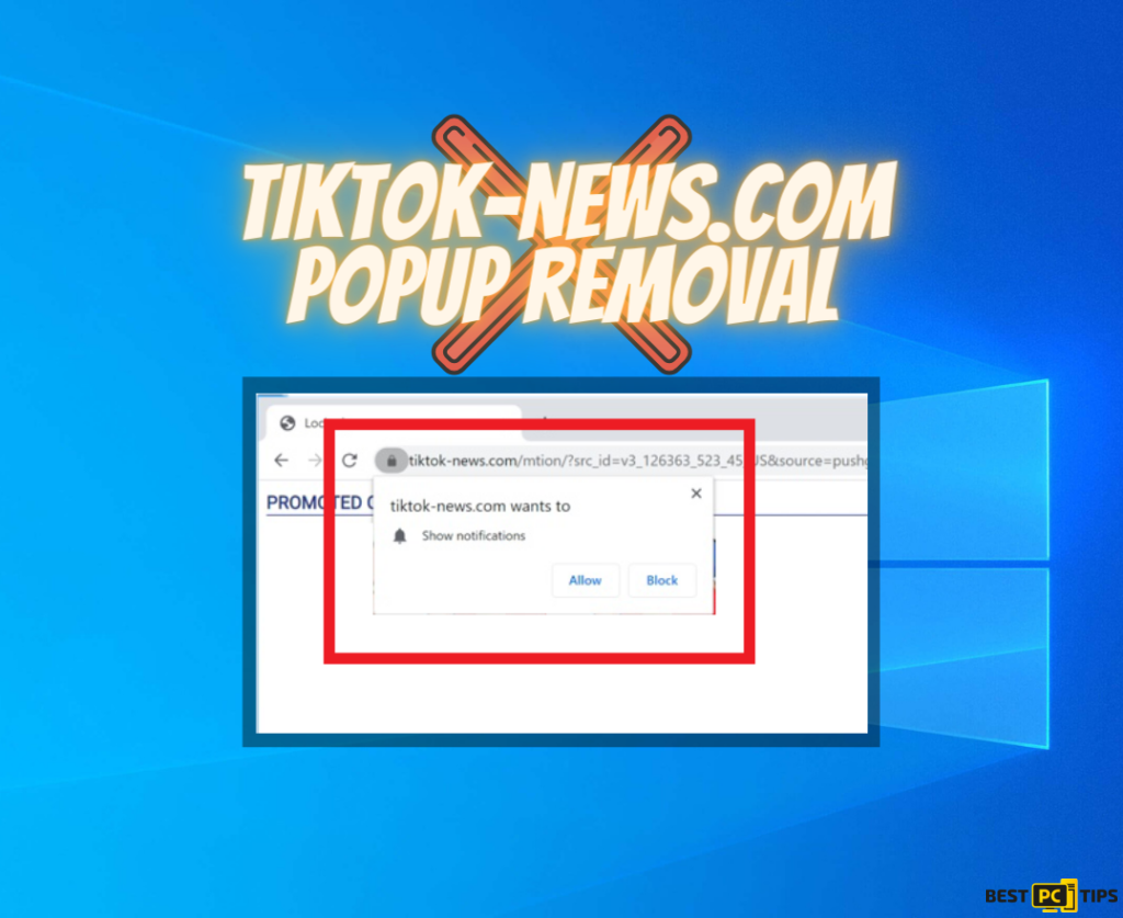 tiktoknews popup remove