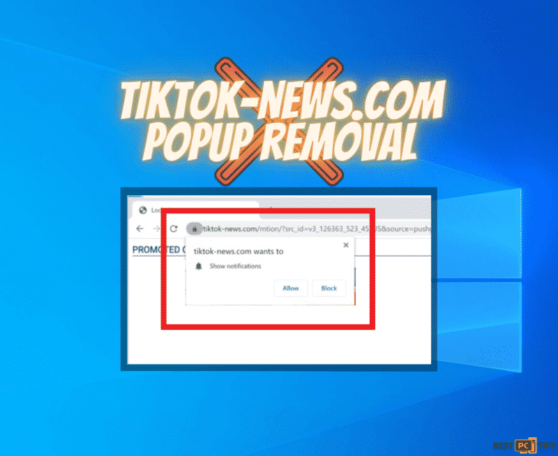tiktoknews popup remove