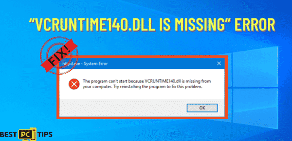vcruntime.dll-missing
