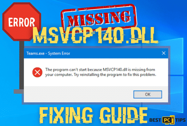 MSVCP140.dll Is Missing