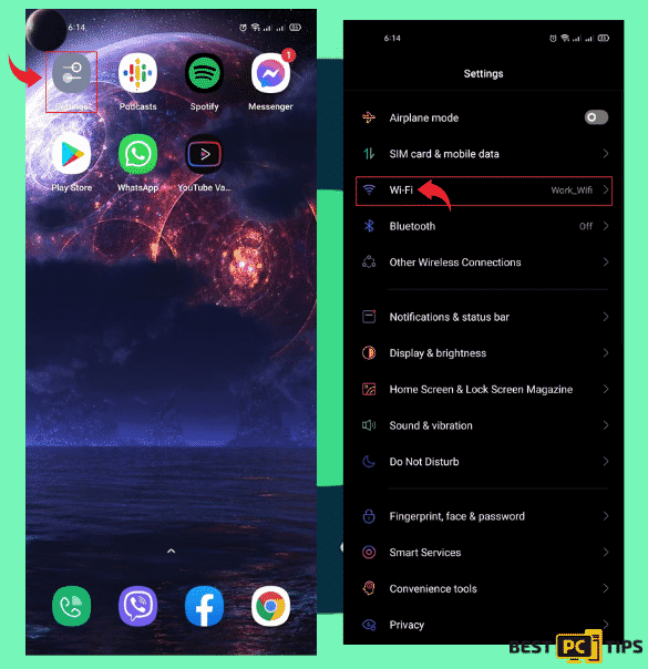 Android Wi-Fi Settings
