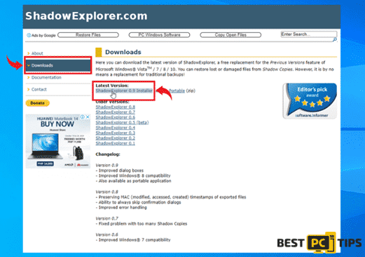 Shadow Explorer Download