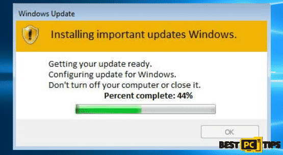 Fake Windows update