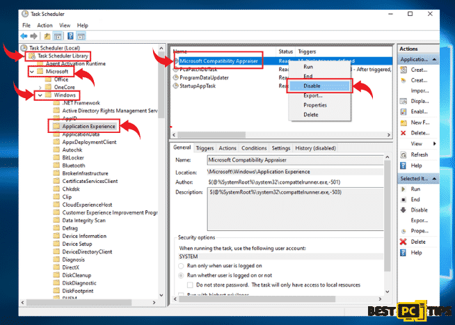 Disabling the Microsoft Compatibility Telemetry or CompatTelRunner.exe