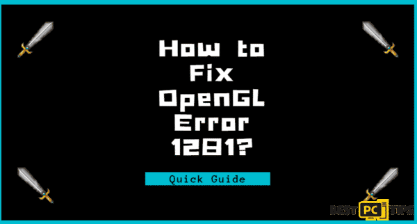 Open GL Error - how to fix it?