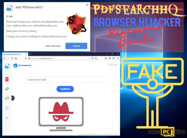 PDFSearchHQ Browser Hijacker