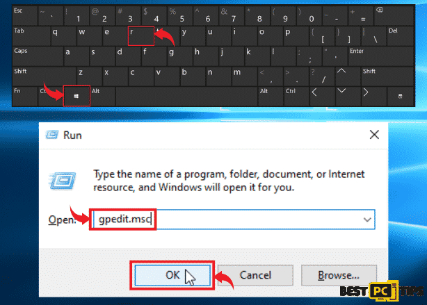 Opening Group Policy through run command