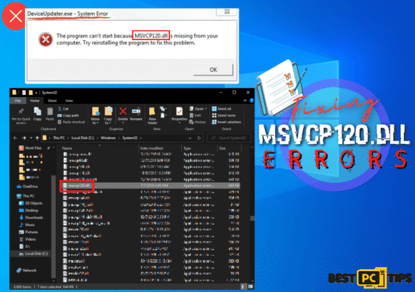 Fixing MSVCP120.dll Errors