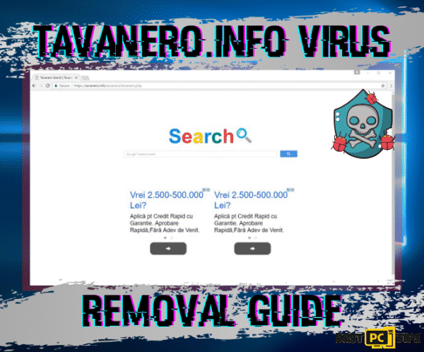Tavanero.info Virus Removal Guide