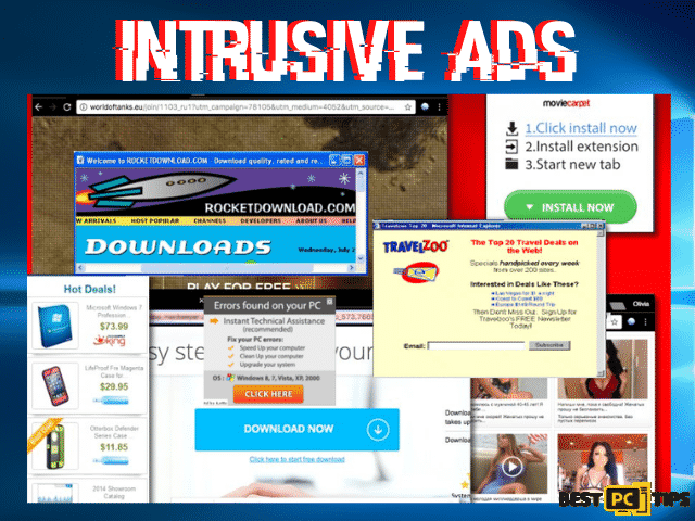Intrusive Ads Sample