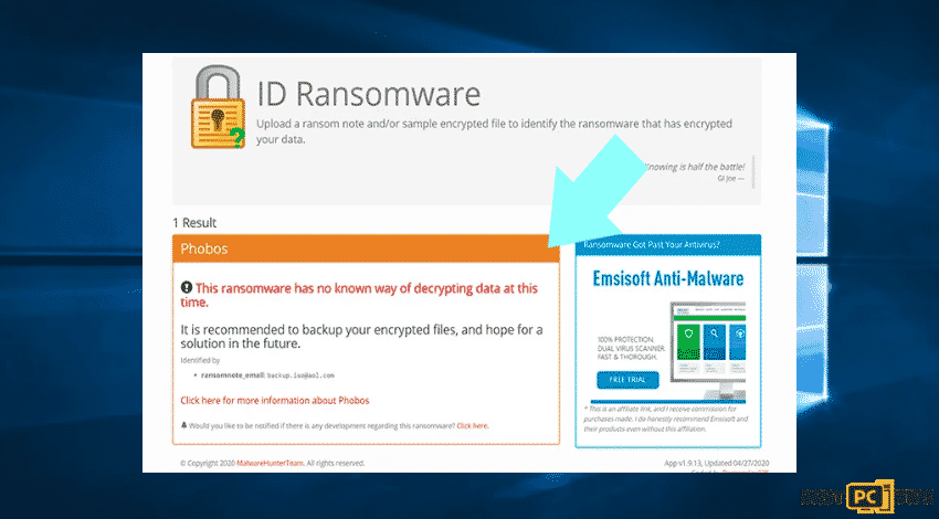 ID Ransomware