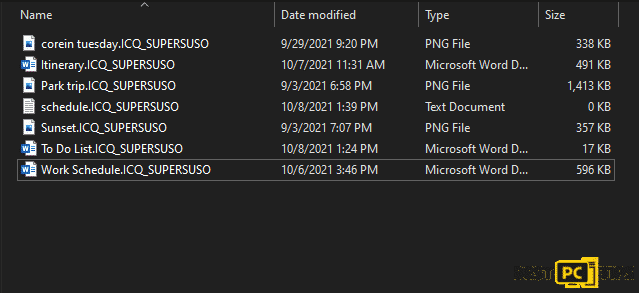 Supersuso Infected Files