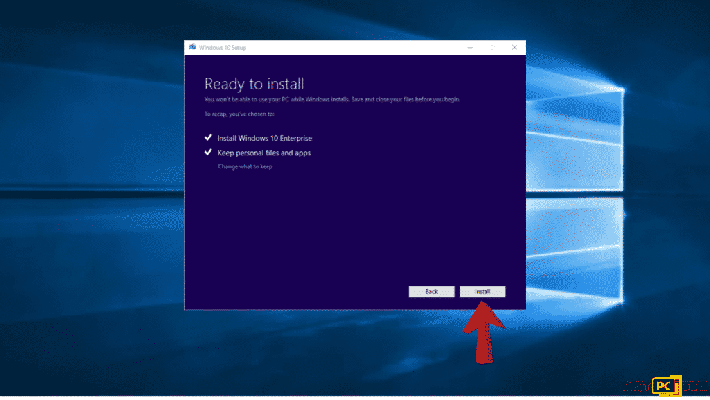 how to restore windows 10 - install Windows 10