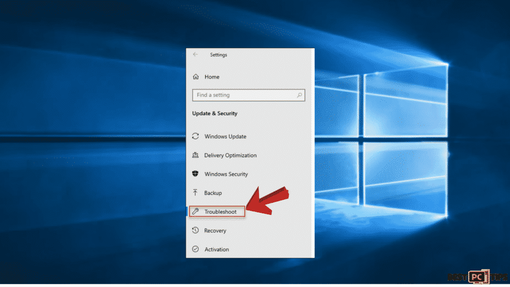 Fix Windows Update Error 0x80070424a - troubleshoot
