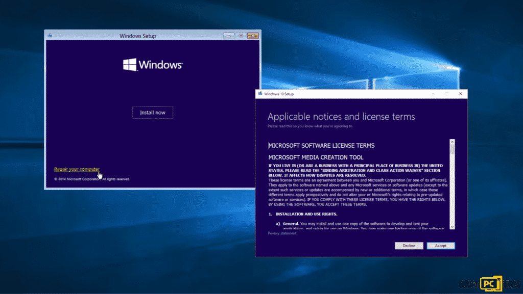 Fix Windows Update Error 0x80240016 install Windows 10