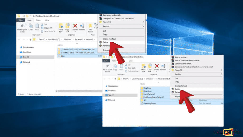 Fix windows update error 0xc1420121-delete