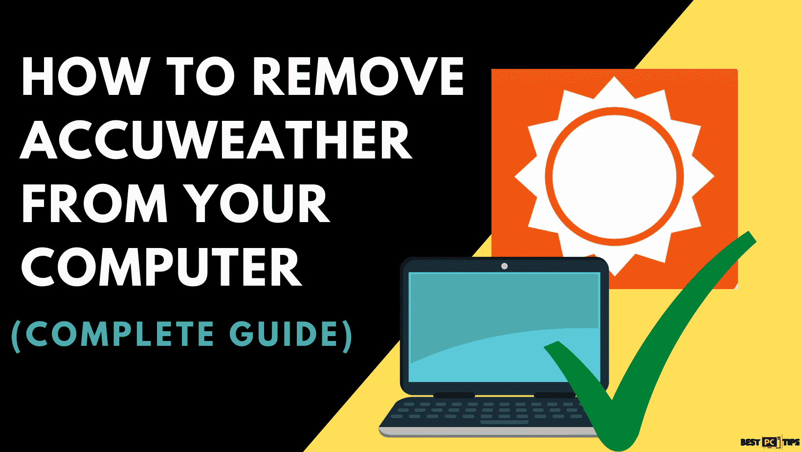 how to remove accuweather apps