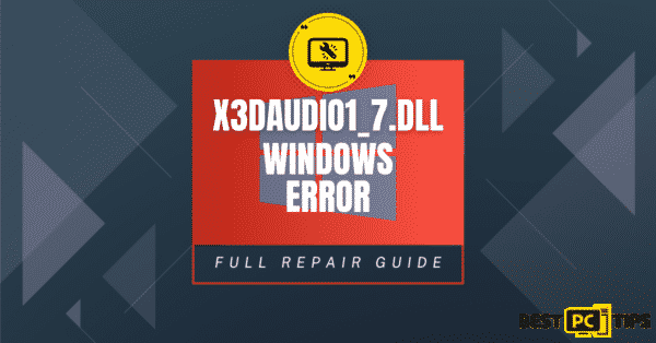 X3daudio1_7.dll missing error