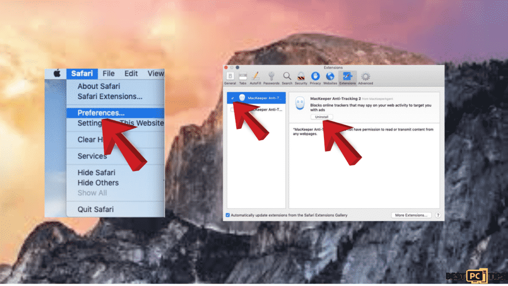 complete guide to removing FocusGuide mac virus banner- preferences