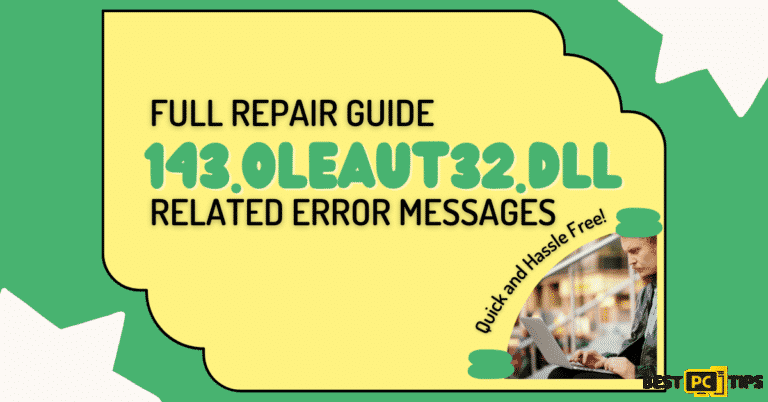 143.OLEAUT32.dll error repair guide