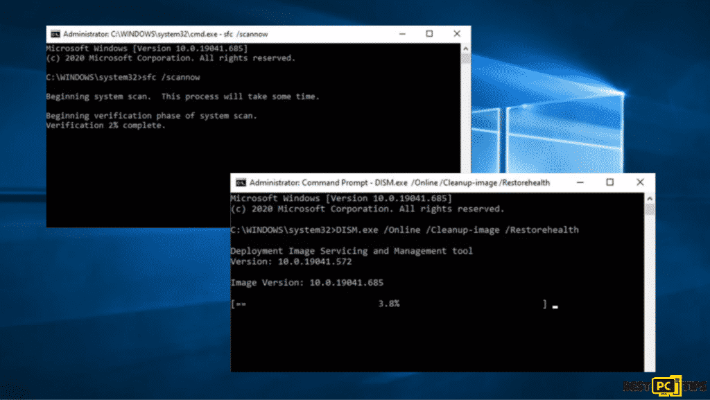 Fix Windows update error 0xc1900130- scan now