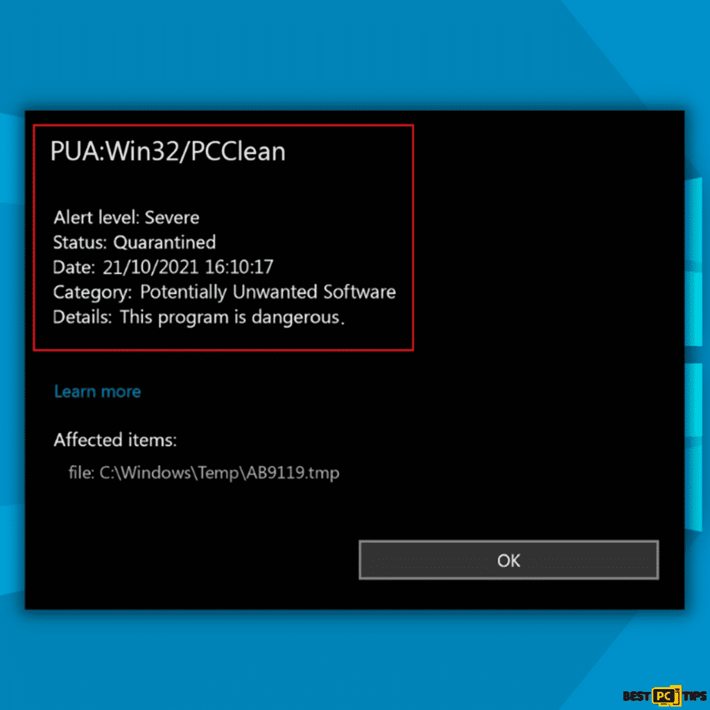 PUA:Win32/PCClean