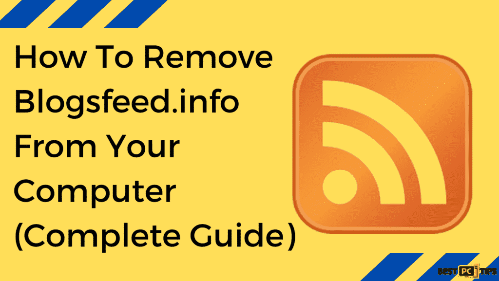 how to remove blogsfeed.info banner