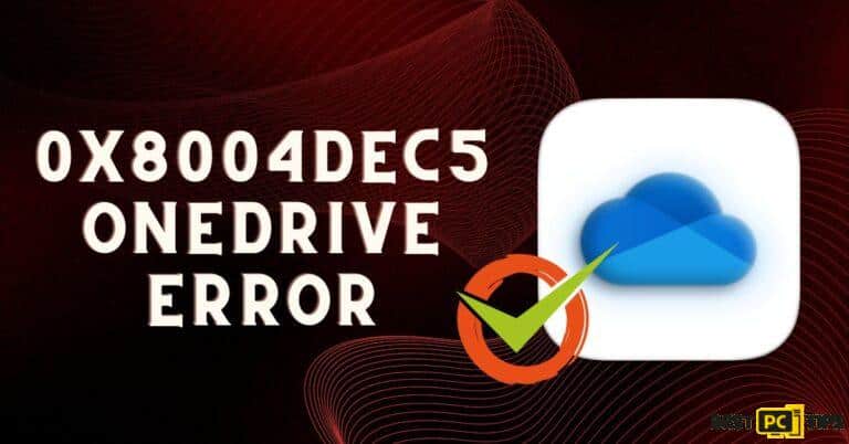 0x8004dec5-OneDrive-Error fix