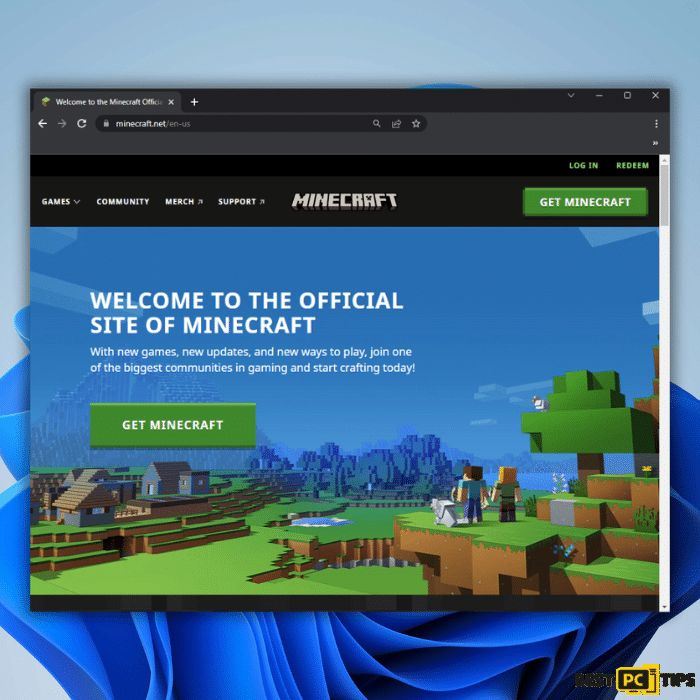 minecraft-game-website