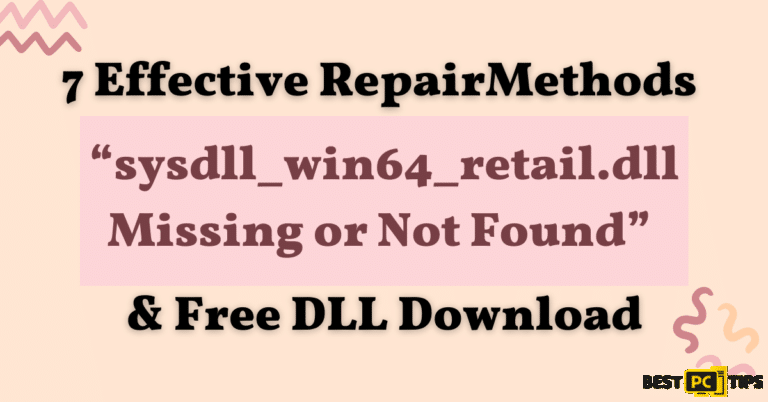 fix sysdll_win64_retail.dll Missing or Not Found