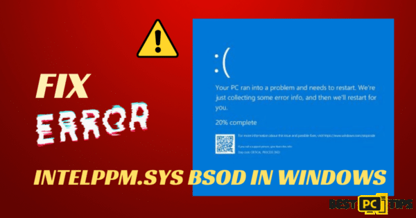 Fix Intelppm.sys BSOD in Windows