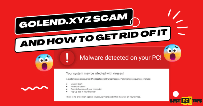 Golend.xyz Scam and How to Get Rid of It