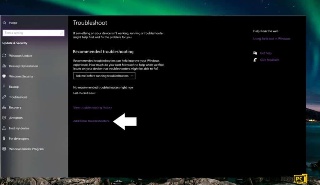 Utilize the Built-in Troubleshooter for Microsoft Store Apps