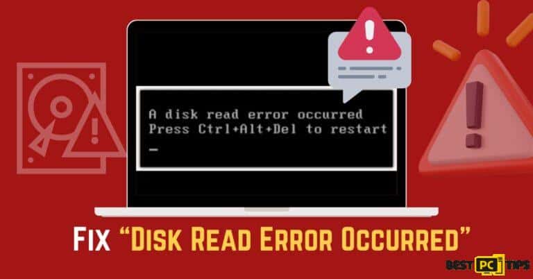 Fix Disk Read Error Occurred